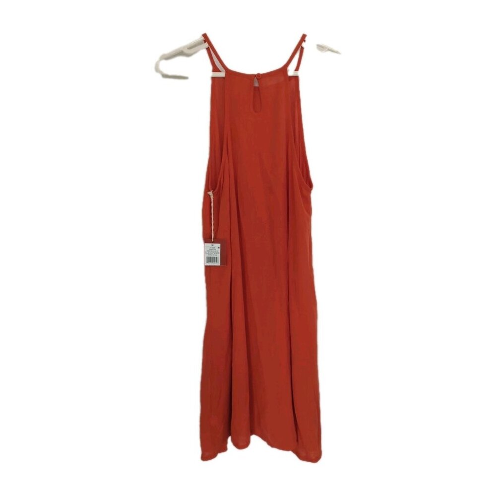 Mossimo Supply Co Sundress Womens Medium Orange Thin Straps Summer Dress -lp